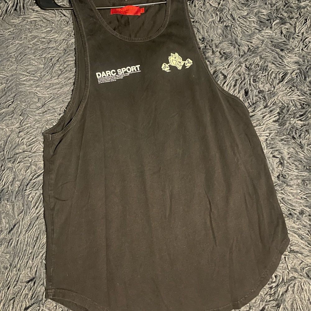 Darcsport “FAMILY” Tank Top | Sz. S | Black/White